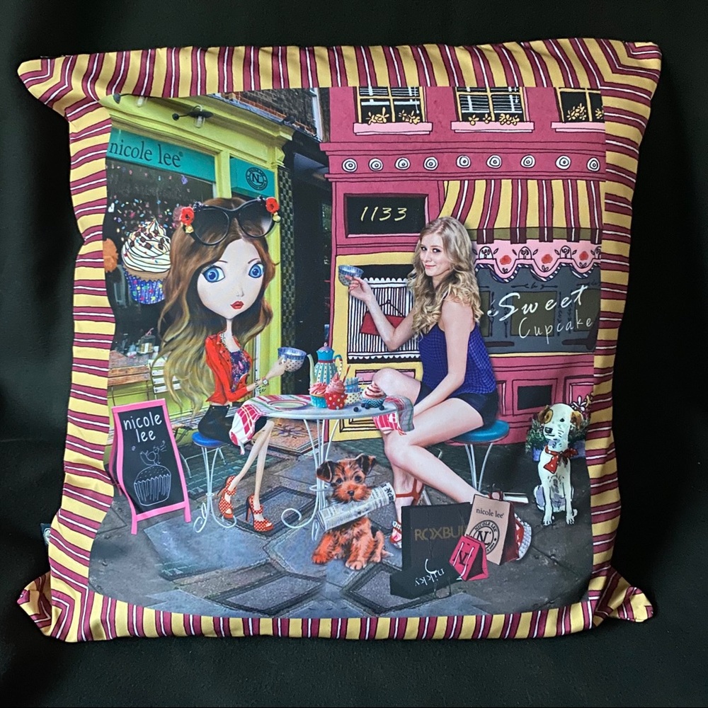 Nicole Lee Sweet Cupcake Pillow Cover